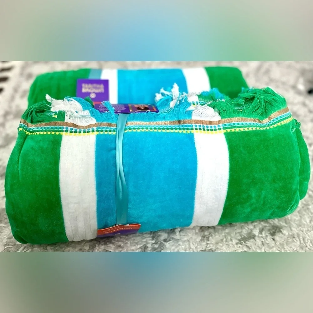 RARE Tabitha Brown x Target NWT Beach Towel for Two (2 towels)